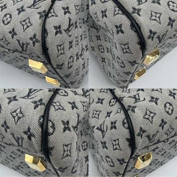 Authentic Louis Vuitton navy monogram minilin Josephine PM - Picture 12 of 16